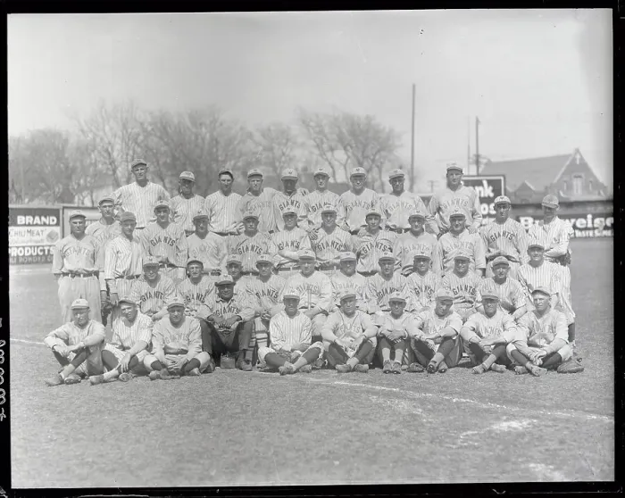 Framed Print : Early Portrait of New York Giants Team Framed Print : Early Portrait of New York Giants Team