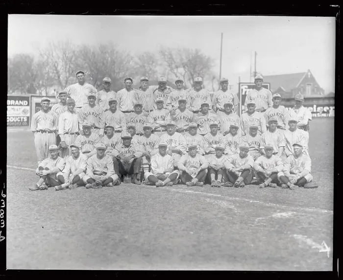 Framed Print : Early Portrait of New York Giants Team Framed Print : Early Portrait of New York Giants Team