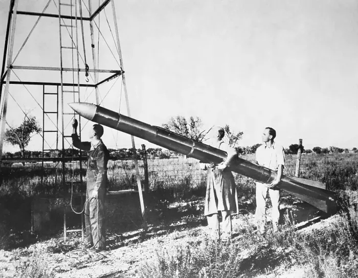 Framed Print : Early Rocket Test At Roswell, Nm Framed Print : Early Rocket Test At Roswell, Nm