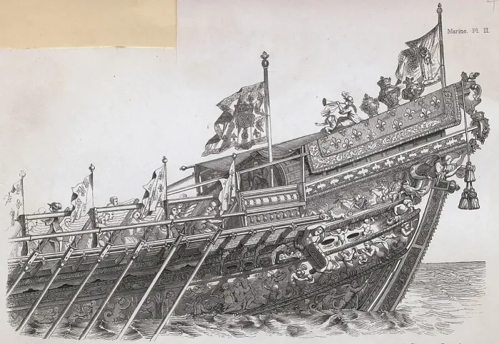 Framed Print : Early Ship with Poopdeck Framed Print : Early Ship with Poopdeck