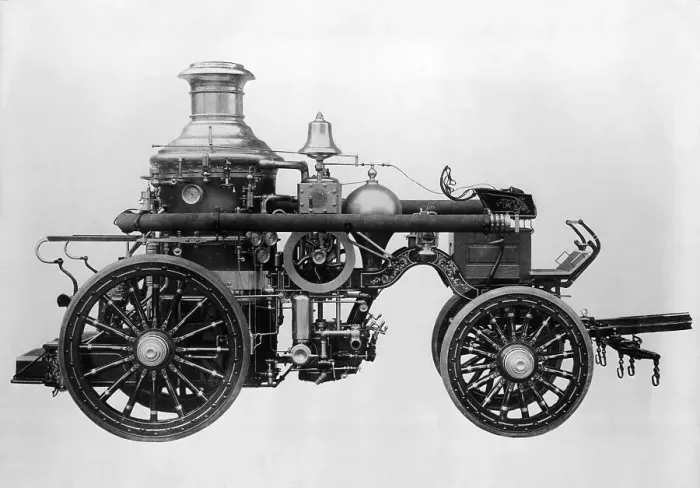 Framed Print : Early Steam Fire Engine Framed Print : Early Steam Fire Engine