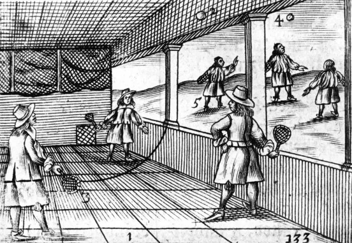 Framed Print : Early Tennis