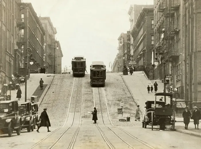 Framed Print : Early View of Lexington Avenue Looking South From One Hundred and Third Street Framed Print : Early View of Lexington Avenue Looking South From One Hundred and Third Street