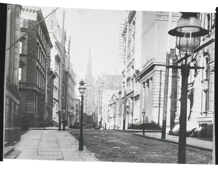 Framed Print : Early Wall Street Framed Print : Early Wall Street