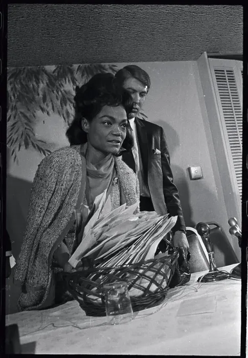 Framed Print : Eartha Kitt Giving Conference Framed Print : Eartha Kitt Giving Conference