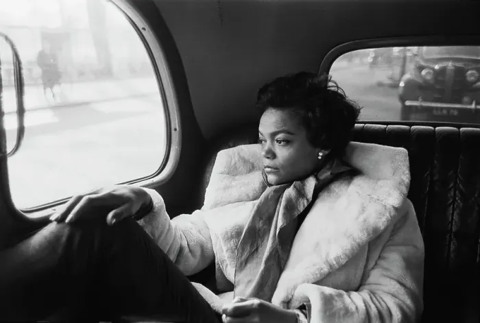 Framed Print : Eartha Kitt In London Taxi Framed Print : Eartha Kitt In London Taxi