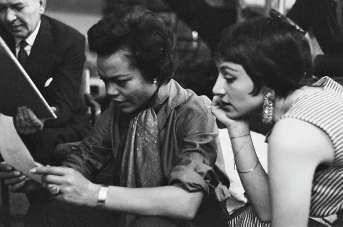 Framed Print : Eartha Kitt And Maria Andipa Framed Print : Eartha Kitt And Maria Andipa