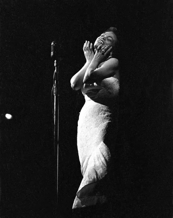 Framed Print : Eartha Kitt Performs