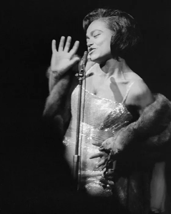 Framed Print : Eartha Kitt Singing Framed Print : Eartha Kitt Singing