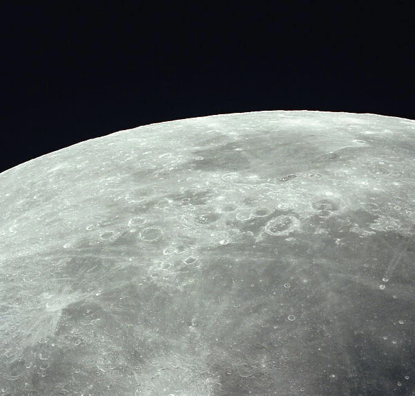 Earths moon taken from the Apollo 16 spacecraft, april 1972