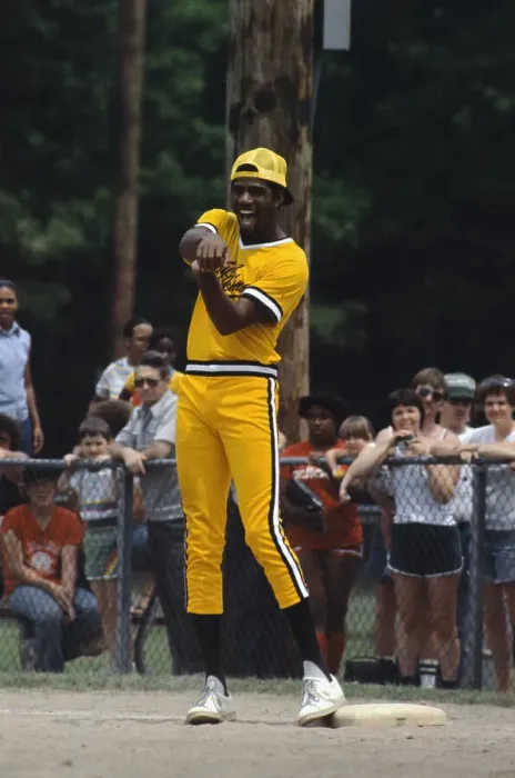 Framed Print : Earvin Magic Johnson in Baseball Uniform Framed Print : Earvin Magic Johnson in Baseball Uniform