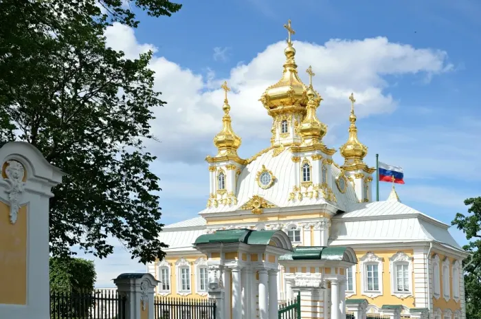 Framed Print : The East Chapel in Peterhof