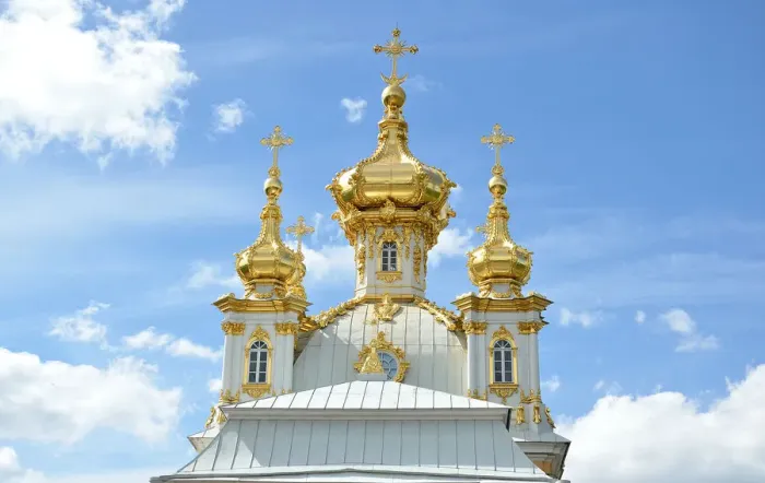 Framed Print : The East Chapel in Peterhof 2 Framed Print : The East Chapel in Peterhof 2