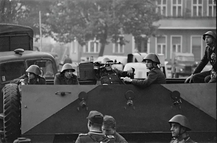 Framed Print : East German Soldiers Framed Print : East German Soldiers