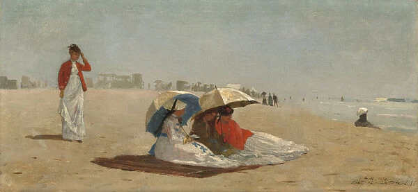 East Hampton Beach, Long Island, 1874