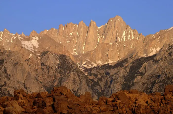 Framed Print : East side of Mt. Whitney in the morning light, Sierra Nevada, California, United States Framed Print : East side of Mt. Whitney in the morning light, Sierra Nevada, California, United States