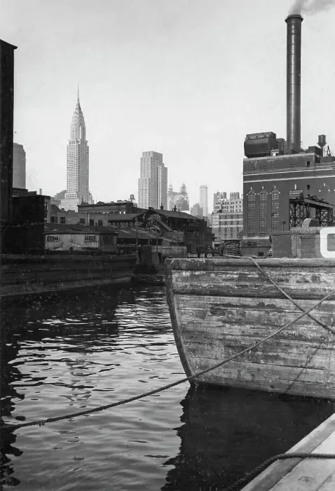Framed Print : East River Docks, Brooklyn