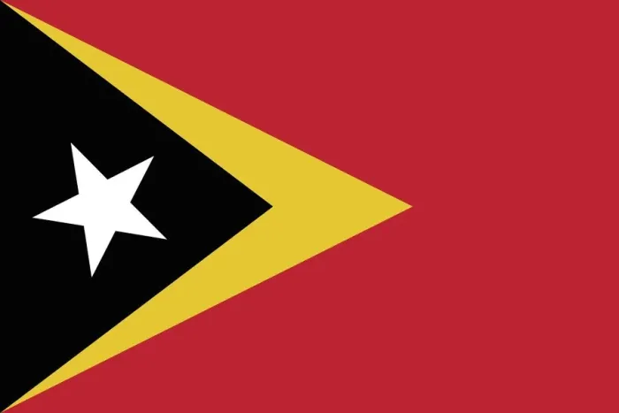 Framed Print : East Timor (Timor-Leste) Flag Framed Print : East Timor (Timor-Leste) Flag