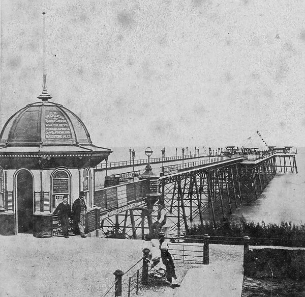 Eastbourne Pier. The pier in Eastbourne, Sussex, 1867