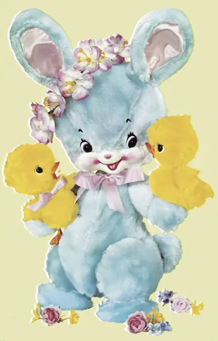 Framed Print : Easter bunny and chicks Framed Print : Easter bunny and chicks