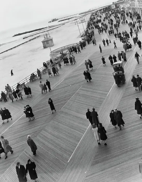 Framed Print : Easter at Coney Island