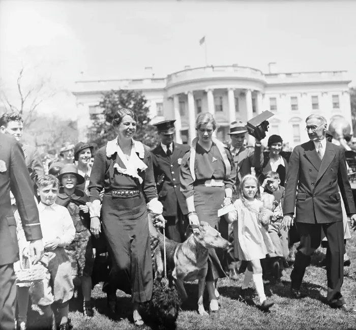 Framed Print : Easter Egg Hunt at White House Framed Print : Easter Egg Hunt at White House