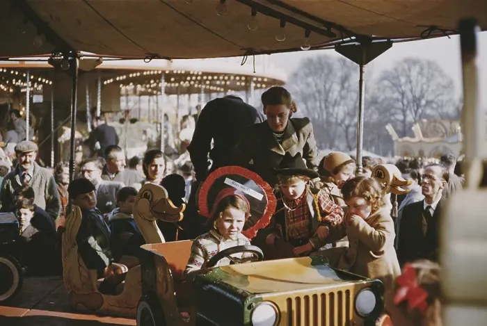 Framed Print : Easter Fair In Hampstead