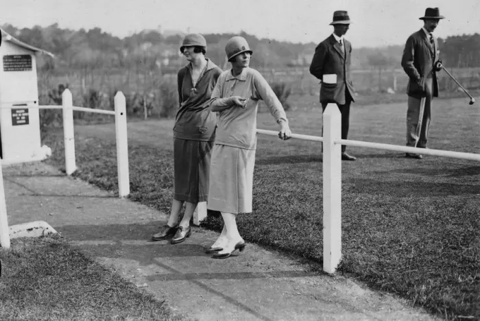 Framed Print : Easter Golfing