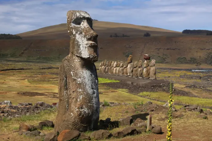 Framed Print : Easter Island, Ahu Tongariki Framed Print : Easter Island, Ahu Tongariki