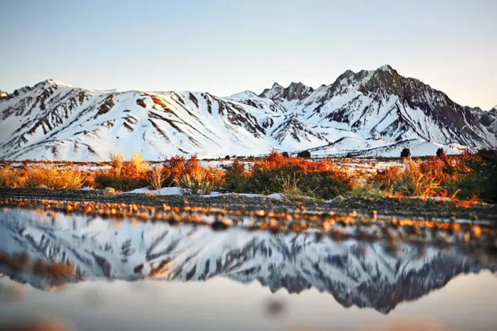 Framed Print : Eastern sierra mountains at sunset Framed Print : Eastern sierra mountains at sunset