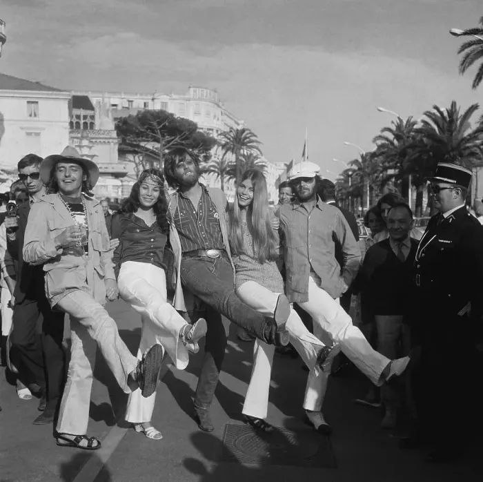Framed Print : Easy Rider Actors in Cannes Framed Print : Easy Rider Actors in Cannes