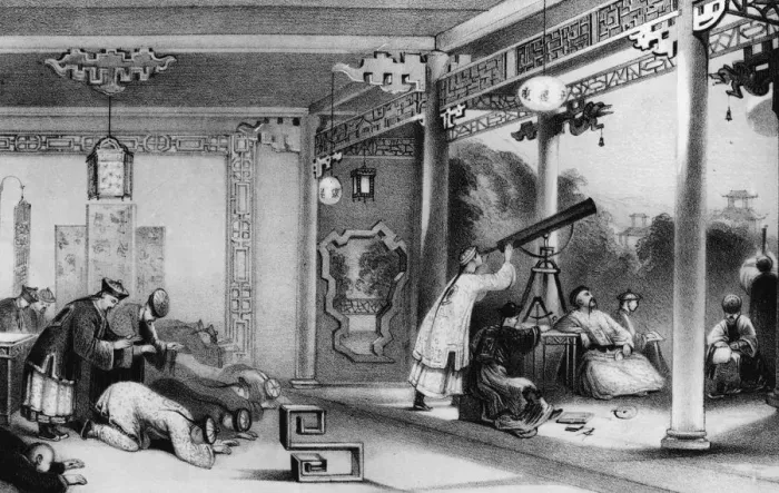 Framed Print : Eclipse. circa 1901: A ceremony which is observed in every province Framed Print : Eclipse. circa 1901: A ceremony which is observed in every province