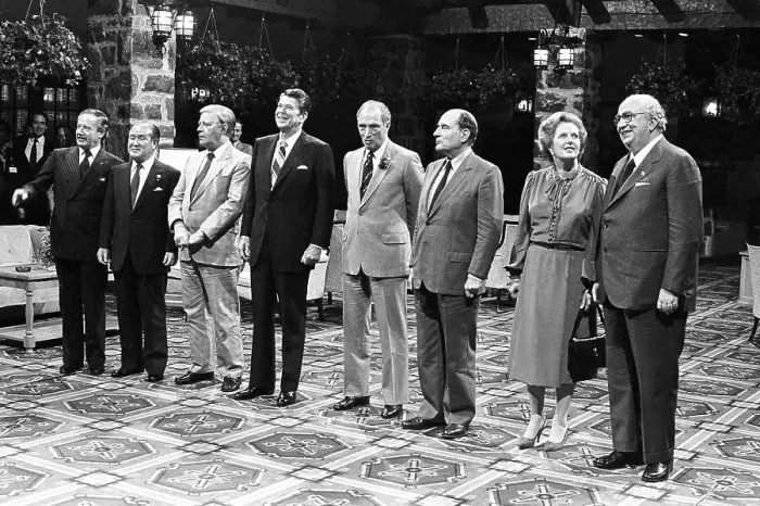 Framed Print : Economic Summit Commission Members Framed Print : Economic Summit Commission Members