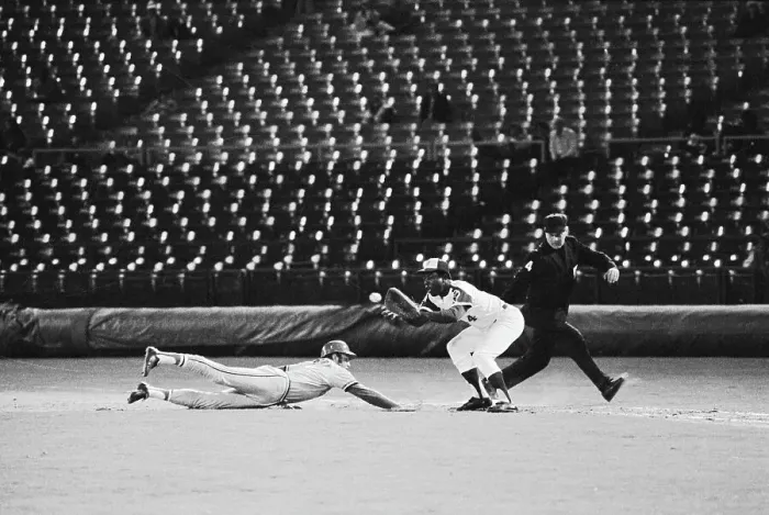 Framed Print : Ed Crosby Dives Back Into First Base Framed Print : Ed Crosby Dives Back Into First Base