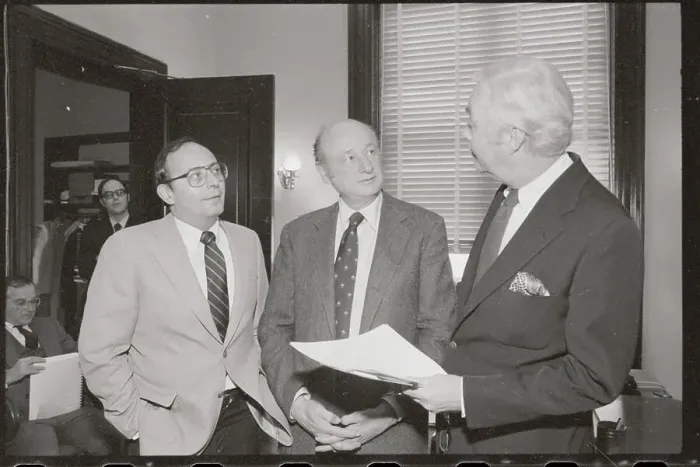 Framed Print : Ed Koch Meeting in Washington for Transit Woes Framed Print : Ed Koch Meeting in Washington for Transit Woes