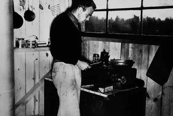 Framed Print : Ed Lowry Cooking In A Cabin Framed Print : Ed Lowry Cooking In A Cabin