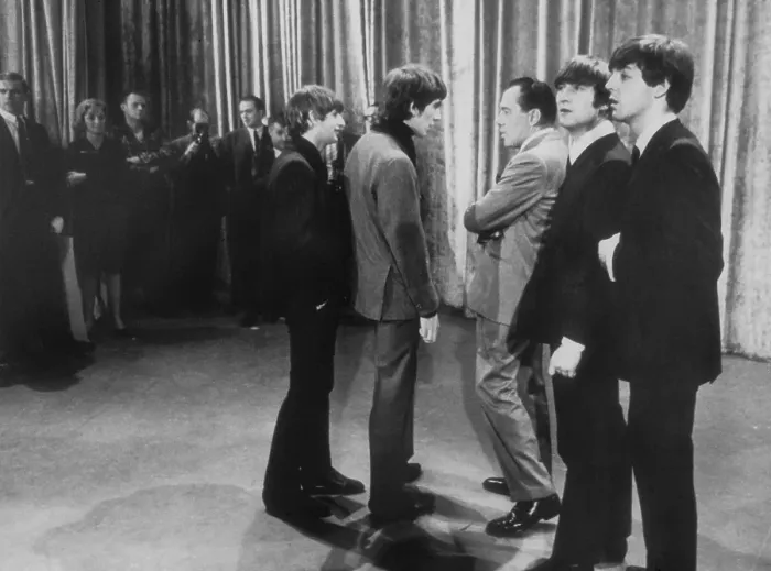Framed Print : Ed Sullivan With The Beatles Framed Print : Ed Sullivan With The Beatles