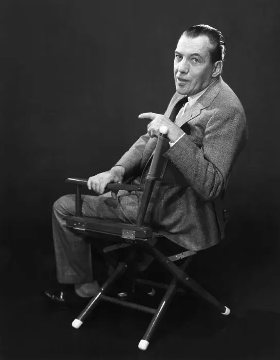 Framed Print : Ed Sullivan Seated In Director'S Chair Framed Print : Ed Sullivan Seated In Director'S Chair