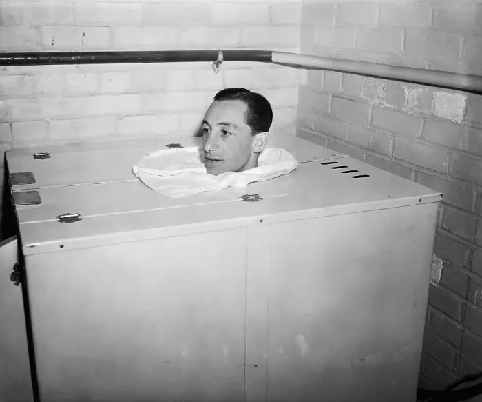 Framed Print : Eddie Arcaro Sitting in Sweat Box Framed Print : Eddie Arcaro Sitting in Sweat Box