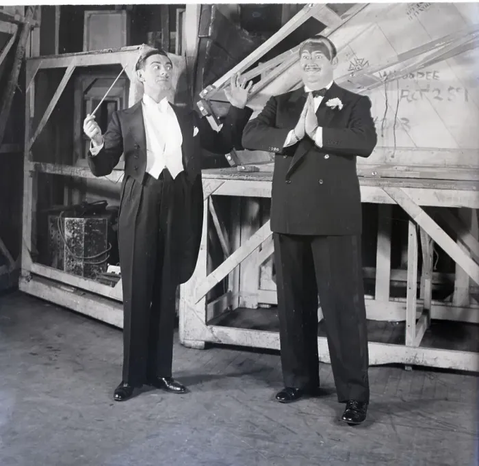 Framed Print : Eddie Cantor And Paul Whiteman Framed Print : Eddie Cantor And Paul Whiteman