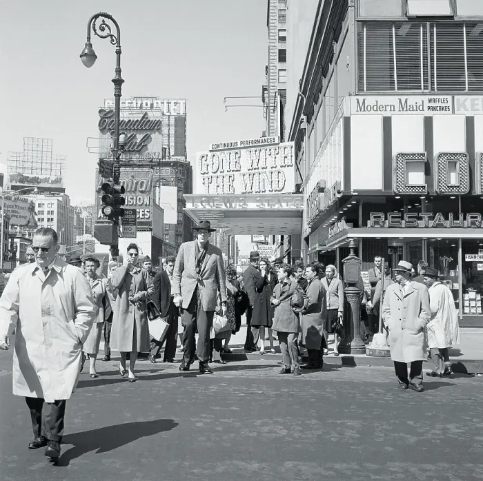 Framed Print : Eddie Carmel Strolling Through Times Square Framed Print : Eddie Carmel Strolling Through Times Square