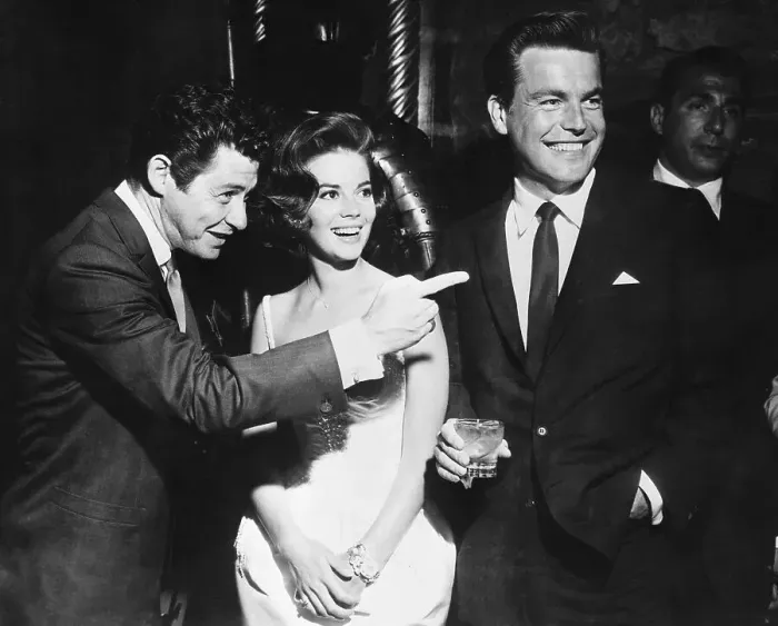 Framed Print : Eddie Fisher and Wife with Friends Framed Print : Eddie Fisher and Wife with Friends
