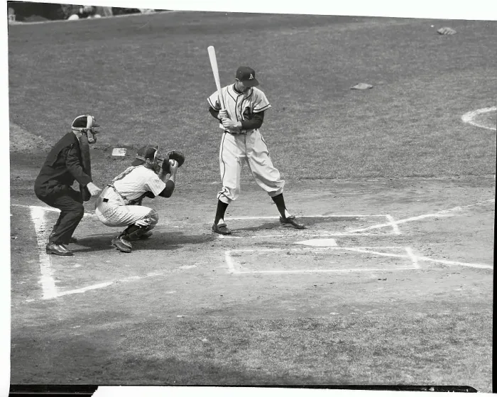 Framed Print : Eddie Joost at Bat Framed Print : Eddie Joost at Bat