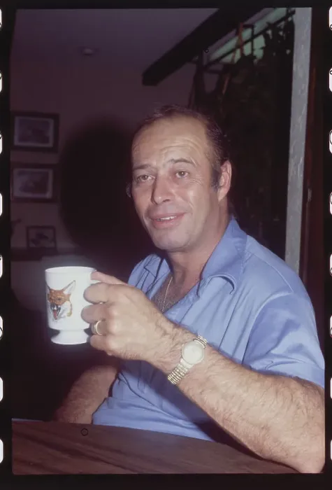 Framed Print : Eddie Mathews Holding Cup Framed Print : Eddie Mathews Holding Cup