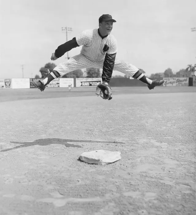 Framed Print : Eddie Yost Catching a Ball Framed Print : Eddie Yost Catching a Ball