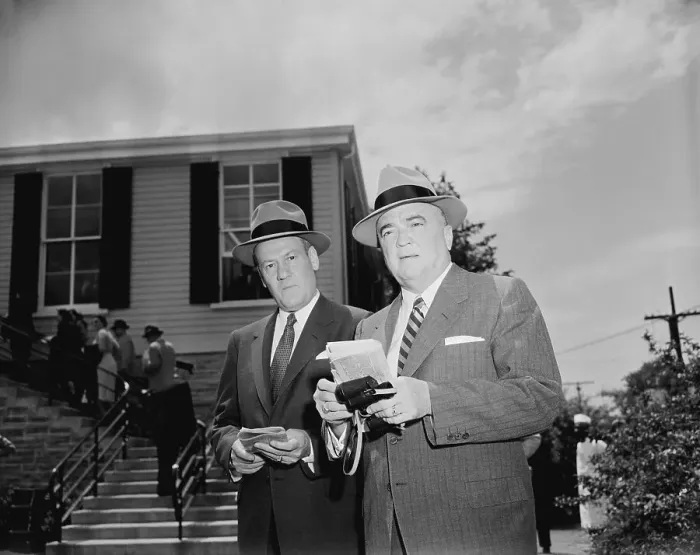 Framed Print : Edgar J. Hoover and His Assistant at the Race Track Framed Print : Edgar J. Hoover and His Assistant at the Race Track