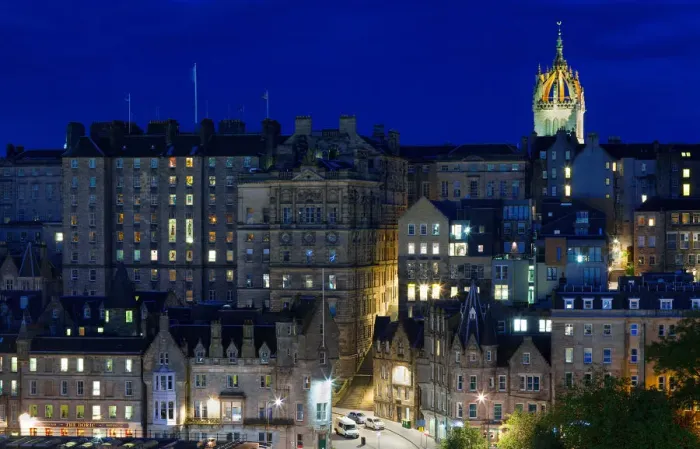 Framed Print : Edinburgh, Old Town Towers