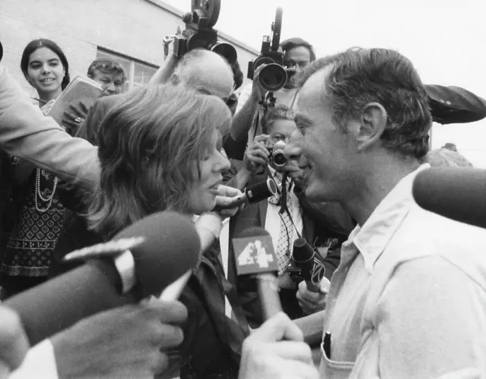 Framed Print : Edith Irving And Clifford Irving Reunite After Her Release From Jail Framed Print : Edith Irving And Clifford Irving Reunite After Her Release From Jail