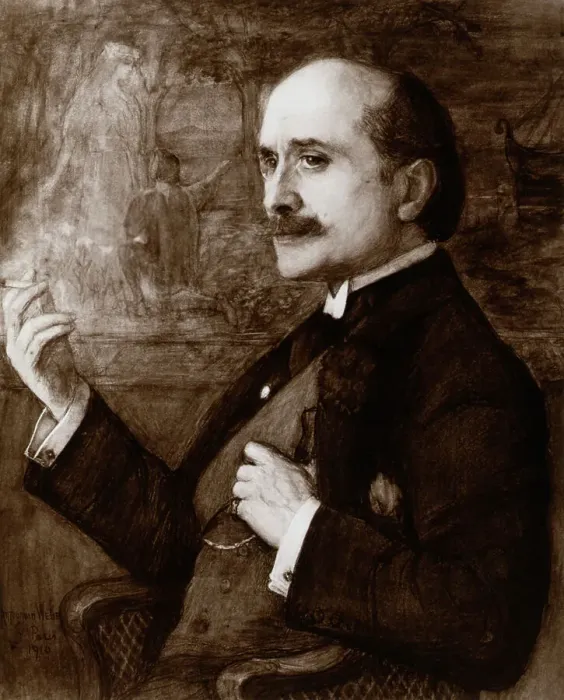 Framed Print : Edmond Rostand French Dramatic Poet Framed Print : Edmond Rostand French Dramatic Poet