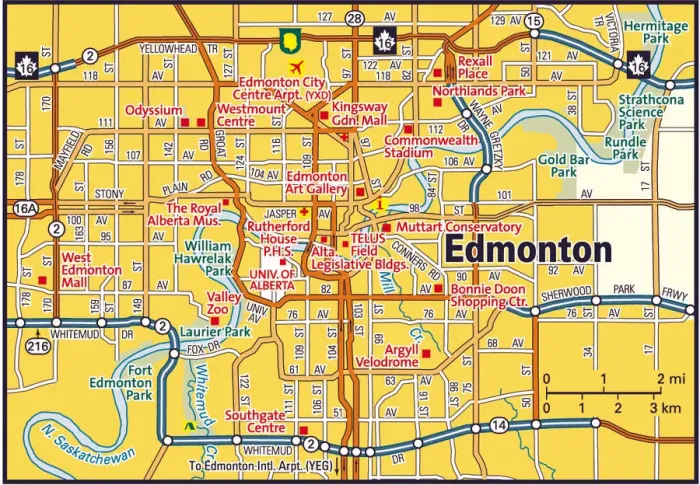 Framed Print : Edmonton, Alberta area Framed Print : Edmonton, Alberta area